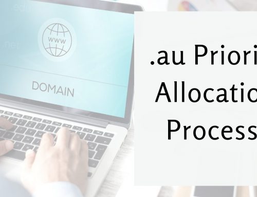 A Quick Guide to the .au Priority Allocation Process 