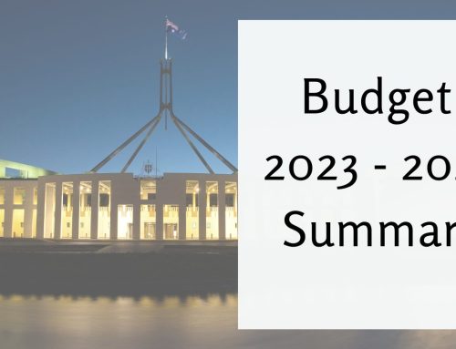 2023 – 2024 Federal Budget